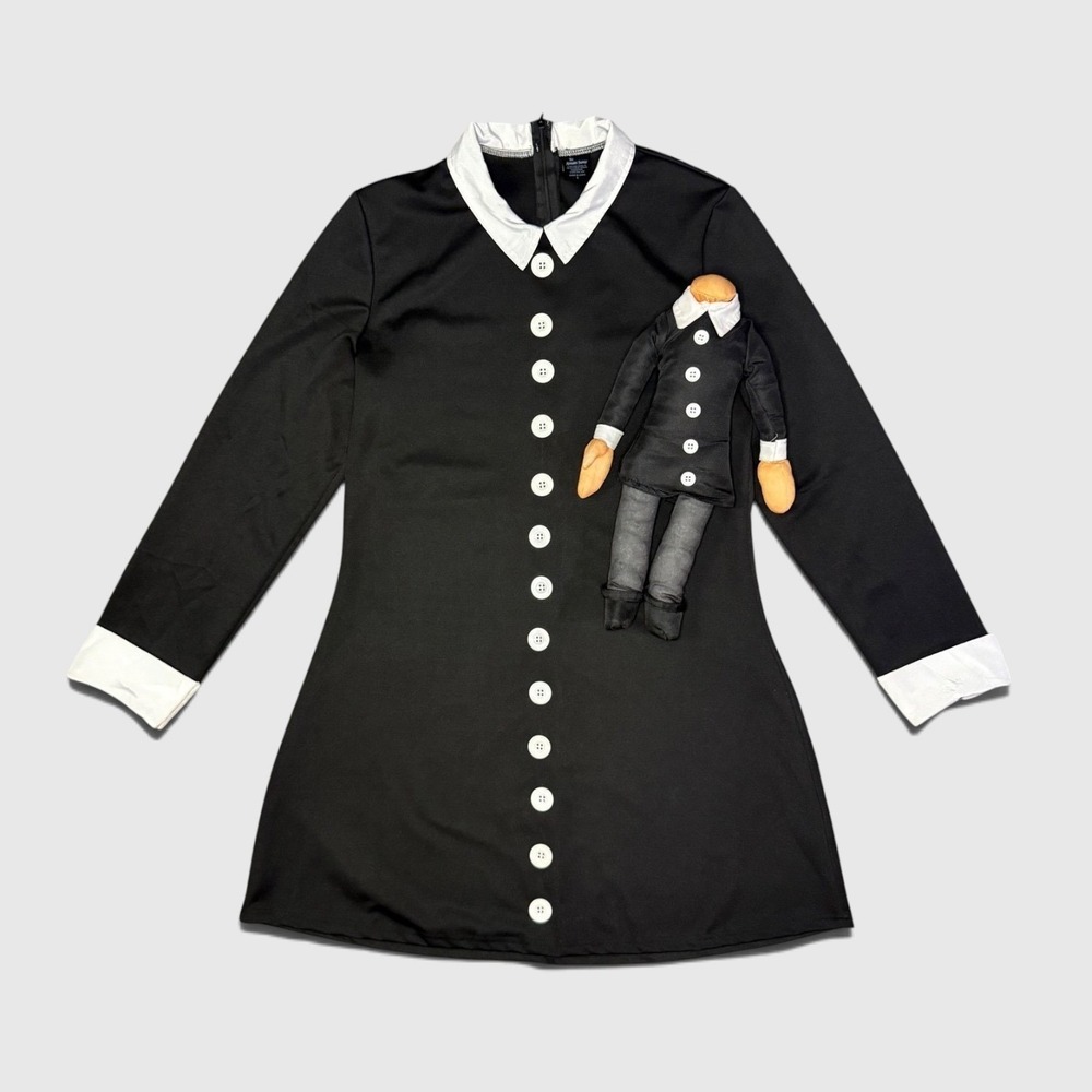 The Addams Family Wednesday Addams Costume - Women's - L - Black